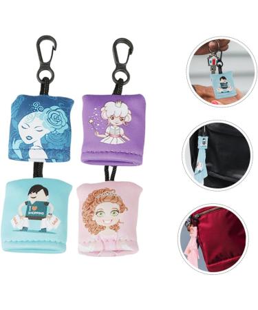 4pcs Keychain Glasses Cleaning Cloths - Lens Wipes for Eyeglasses & Screens - Assorted Colors - Buy Online on GoSupps.com