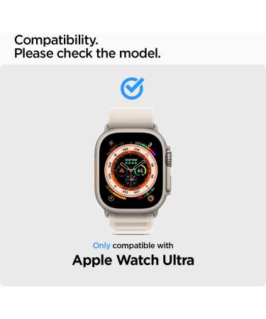Spigen Tempered Glass Screen Protector for Apple Watch Ultra (49mm) - 2 Pack - Buy Online on GoSupps.com