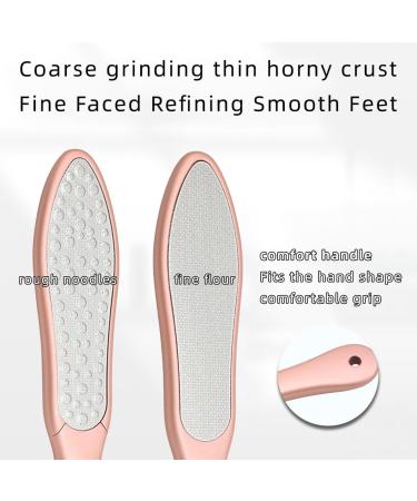 JOCXZI Foot Rasp Made of Double-Sided Stainless Steel - 1 Piece Callus Remover Callus File Portable Foot Care for Removes Dead Callus Removal and Shrinked Skin Calluses - Buy Online on GoSupps.com