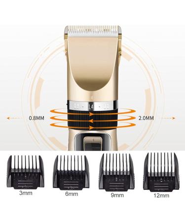Pet Dog Cat Clippers Professional Dog Grooming Tools Kit Hair Cutting Styling Shaving Tool Set Low Noise Rechargeable Cordless Pet Dogs Cats Electric Clippers with 4 Comb Guides Scissors and Comb - Buy Online on GoSupps.com