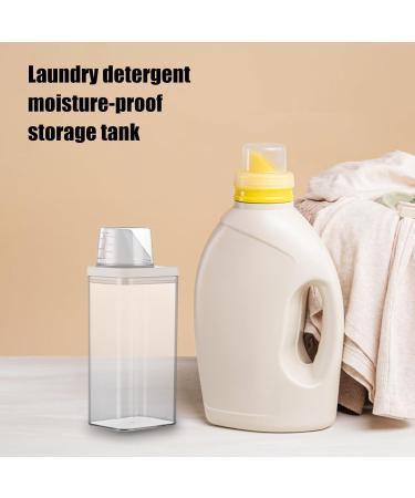 Laundry Detergent Dispenser Laundry Detergent Storage Box Powder Dispenser Powder Container for Bead Pet Food Travel Laundry Room Storage Washing (L-2 Pcs) - Buy Online on GoSupps.com