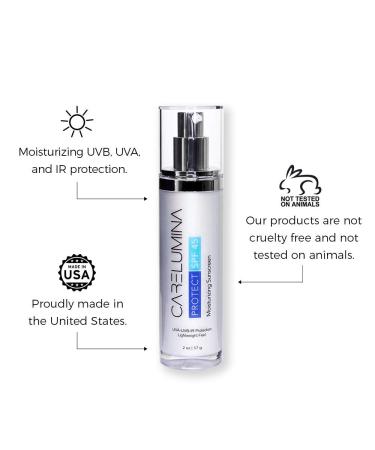 PROTECT Facial Sunscreen SPF 45 - Oil-Free Lightweight Fast-Absorbing Medical Grade | International Shipping Available - Buy Online on GoSupps.com