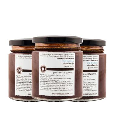 La cullera Extra Fruit Strawberry Jam 250 g Pack of 3 Jars