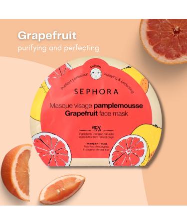 Sephora Grapefruit Face Mask - Hydrating & Anti-Pollution Formula - Buy Online on GoSupps.com