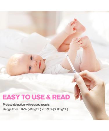 Easy Home Breastmilk Alcohol Test Strips - Quick & Precise Detection for Nursing Mothers - 20-Pack - Buy Online on GoSupps.com