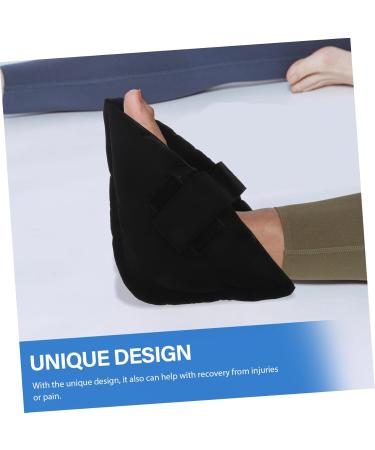 Beaupretty Anti-Pressure Heel Pads - Black Hospital Protector Pillows | Foot Support Accessories for Comfort & Protection - Buy Online on GoSupps.com