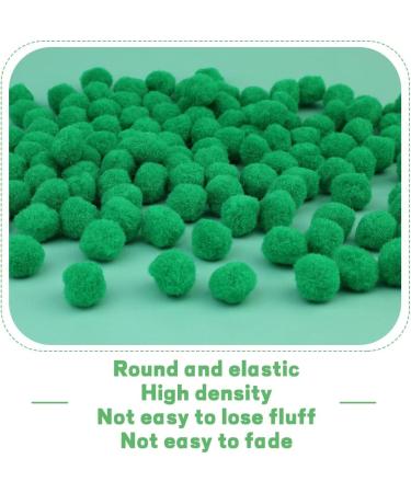 250 Pcs 1 inch Green & Multicolor Craft Pom Poms - Assorted Small Pompoms for DIY Projects & Decorations - Buy Online on GoSupps.com