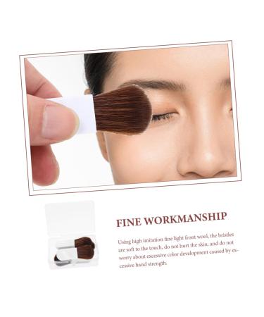 Shop 1 Set Mini Makeup Brushes - Blush Brush & Bronzer for Cheeks | Travel-Friendly White Handle Makeup Tools - Buy Online on GoSupps.com