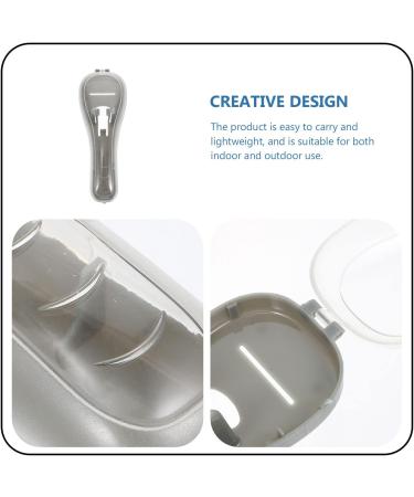 Box Razor Storage Holder | Shower & Travel Case for Women & Men | Compact 16.5x6x3.5cm - Buy Online on GoSupps.com