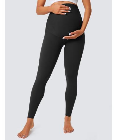 BAYDI Opaque Maternity Leggings - High Waist Stretch Pants for Pregnancy Comfortable Black Leggings for Expecting Moms - Buy Online on GoSupps.com