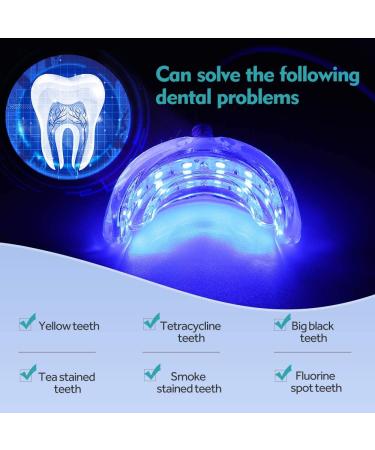 PHOEBE 16-LED Teeth Whitening Light Accelerator for Home Use | Works with iPhone/Android/Type-C | Teeth Whitening Enhancer Tray - Buy Online on GoSupps.com