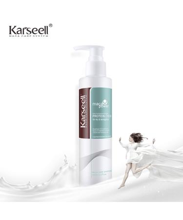 Karseell Repair Protein Cream Leave-In Conditioner - Organic Herbal Essences Hair Treatment for Dry Damaged Hair 150ml | International Shipping Available - Buy Online on GoSupps.com
