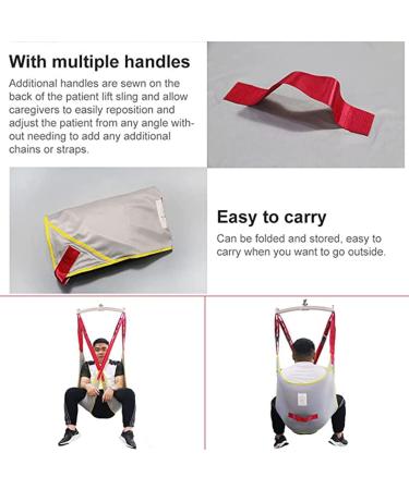 Hoist for Lifting Elderly Toileting Full Body Mesh Heavy Duty Patient Lift Sling Divided Leg Shower Sling for Patient Lifts Heavy Duty Transfer Sling for Disabled Elderly Be Opening-M M Opening - Buy Online on GoSupps.com