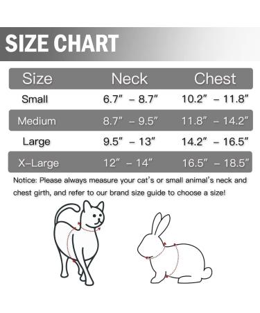 PUPTECK Soft Mesh Cat Vest Harness & Leash Set - Escape Proof for Cats, Small Dogs, Rabbits - X-Large, Black - Buy Online on GoSupps.com