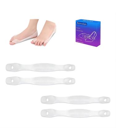 2 Pairs Toe Separator Toe Stretcher Alignment Big Toe Splitter Toe spacers Hallux Valgus Spreader Toe Straightener Style 2
