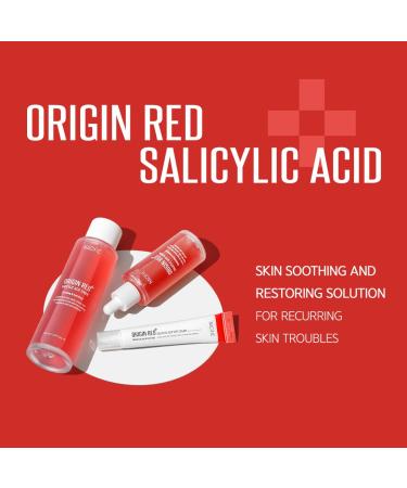 NACIFIC Origin Red Salicylic Acid Triple Set - Toner 150ml Serum 50ml Cream 20ml | Strengthening Skin Barrier PH 5.5 AHA BHA PHA Soothing | International Shipping - Buy Online on GoSupps.com