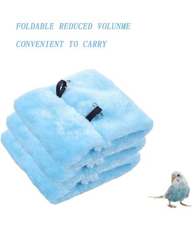 Tfwadmx 2Pcs Bird Tent Plush Hammock Nest for Cage - Cozy Sleeping Bed for Parrot, Eclectus, Parakeet, Cockatiels, Cockatoo, Lovebird - Buy Online on GoSupps.com