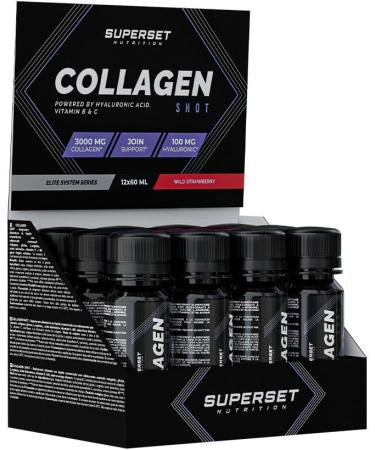 Superset Nutrition | Collagen Shot (12x60ml) | Collagen | Contribute to the well-being of your joints! -Wild strawberry - Buy Online on GoSupps.com