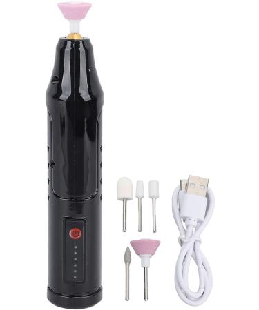 Portable Electric Nail Drill Electric Nail Sharpener Professional Household (Black) Schwarz - Buy Online on GoSupps.com
