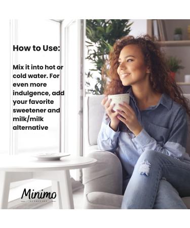 Minimo Nutrition Organic Mushroom Blend with Prebiotic Fiber Green Tea Extract and Vitamin C for Digestion Energy and Immunity 30 Servings - Buy Online on GoSupps.com