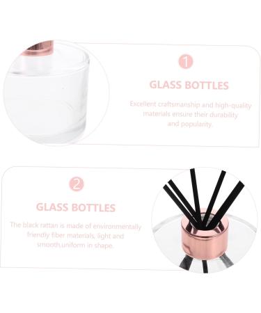FRCOLOR 1 Set Aromatherapy Glass Bottle Aroma Diffuser Stick Glass Diffuser Jars Diffuser Reeds Sticks Diffuser Jars Empty Reed Oil Home Decor Refillable Bottle Cylinder Sesame Oil The Se - Buy Online on GoSupps.com