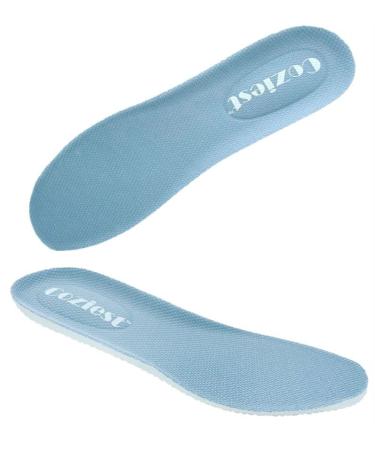 Coziest Shoe Heel Cushion Insoles  Soft Support Inserts for Men and Women Work Boots Standing or Walking All Day Pain Relief Gray Pair 7