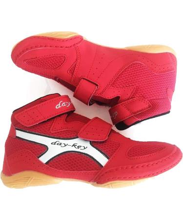 Day-Key Lightweight Wrestling Shoes for Kids, Boys, Girls - Red | Youth & Teenagers - Buy Online on GoSupps.com