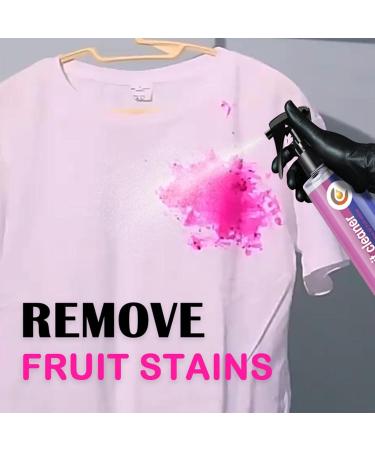 Juice Stain Cleaning Liquid - 200ml Juice Stain Remover Pants Shirts Fruit Spot Cleaning Liquid - Bed Sheet Laundry Cleaning Spot Cleaner for Toilet Home Hotel Antiy - Buy Online on GoSupps.com