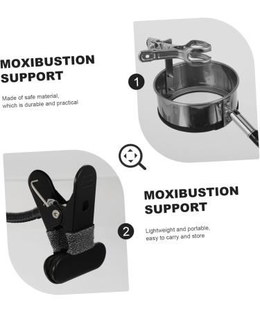Frcolor Moxibustion Clip Holder - 3 Sets MOXA Stick Support Frame with Ash Collector - Moxibustion Apparatus 73x10.5cm - Buy Online on GoSupps.com