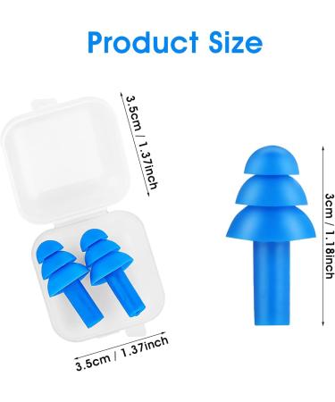 Cobee Reusable Silicone Earplugs - 10 Pack Noise Reduction for Sleep Swimming Snoring Concerts & Travel - Waterproof & Comfortable - Buy Online on GoSupps.com