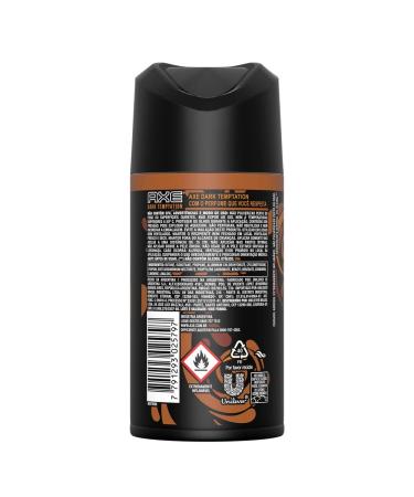 AXE Dark Temptation Deodorant Body Spray for Men 4 Oz - 2 Pack | Long-Lasting Fragrance - Buy Online on GoSupps.com