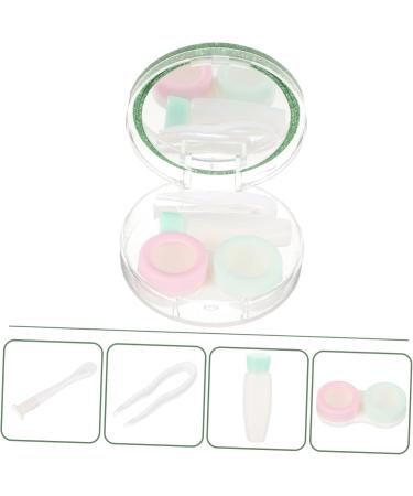 JECOMPRIS Multi-Color Contact Lens Container Set with Mirror & Glasses Holder - Perfect Travel Solution - Buy Online on GoSupps.com