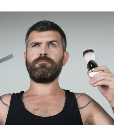 Minkissy Beard Care Razor Foam Brush - Salon Quality Shaving Brush for Men Ideal for Beard and Hair Grooming - Buy Online on GoSupps.com