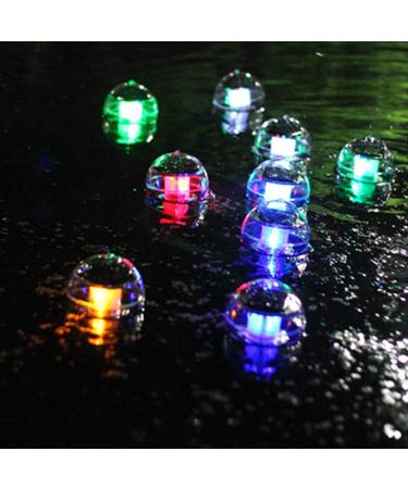 Water Floating LED Ball Lights Solar Power Pool Lamp for Garden Pool Pond Decoration 2pcs (Warm Light) - Buy Online on GoSupps.com