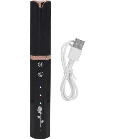 Electric Heating Eyelash Curler Portable Long Lasting Eyelash Curling Tool for Gorgeous Eyelashes (Black) - Buy Online on GoSupps.com