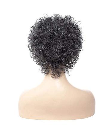 Shop BGHJUE Short Black Curly Wave Human Hair Wig for Women - 15cm International Shipping Available - Buy Online on GoSupps.com