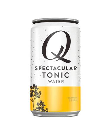 Q Mixers Tonic Water, Premium Cocktail Mixer, 7.5 oz (12 Cans) Tonic 7.5 Fl Oz (Pack of 12)