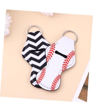  MERRYHAPY MERRYHAPY 5Pcs Wrist Key Ring Lip Gloss For Girls Clear Lip Gloss Neoprene Key Ring Lip Balm Keychain Key Rings For Women Handbag Hanging - Buy Online on GoSupps.com