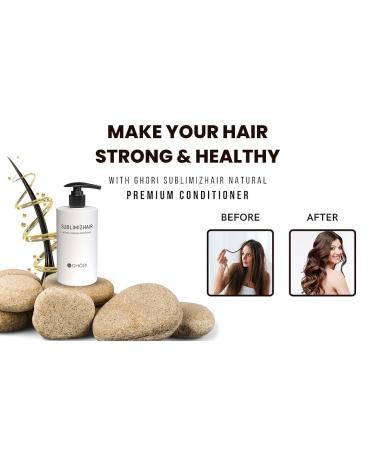 Sublimizhair Natural Premium Conditioner - Herbal Extracts Keratin & Ceramides - 300ml | Best Hair Care for All Hair Types - Buy Online on GoSupps.com