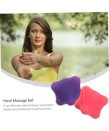 Gatuida 2 STK Hex Grip Ball - Hand Massage Exercise Balls for Myofascial Release | Yoga Massage Tools & Gym Therapy Balls - Buy Online on GoSupps.com