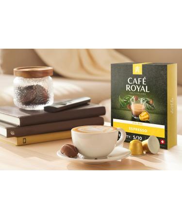 Caf Royal Espresso Compatible Capsules - 36 Aluminum Nespresso Pods | Intensity 5/10 | International Shipping Available - Buy Online on GoSupps.com
