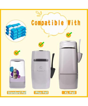 Cat Litter Refills Bag 16 Ft Litter Refills Generic Compatible with Your Genie Litter Refill Cartridge 9 Pack With Non-original Refill Cartridge - Buy Online on GoSupps.com