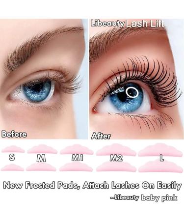 Libeauty Lash Lift Pads - DIY Eyelash Perm Rods & Curling Tool for At-Home Lash Lift - 10 Pcs Soft Silicone Shields - Pink, 5 Sizes (S, M, L) - Reusable - Buy Online on GoSupps.com