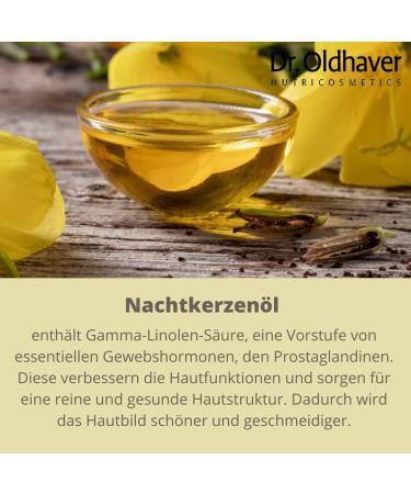 Dr. Oldhaver Night Candle Oil 500mg - 60 Capsules | High Gamma-Linolenic Acid for Beautiful Soft & Smooth Skin | Premium Quality - Buy Online on GoSupps.com