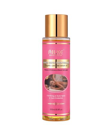 AILKE BOOST LUSTER AILKE Organic Carotene Lightening Serum Oil Daily Body Massage Hydration Oil with Rose Essential Oil Smooth Skin Reduce Dark Spots Fine Lines 250ml Pack of 1 1 copy