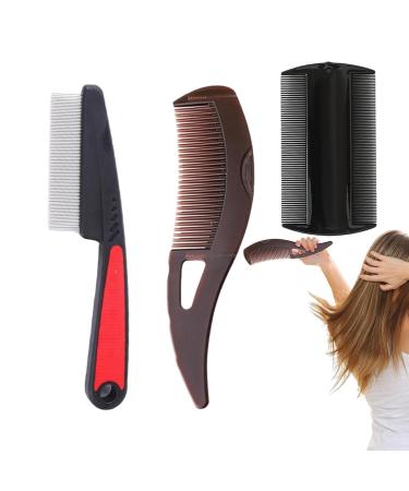 Peigne dents fines ergonomique - Peigne poux portable pour les soins du cuir chevelu et les soins capillaires - Sant durable pour la maison la famille et un usage quotidien - Buy Online on GoSupps.com