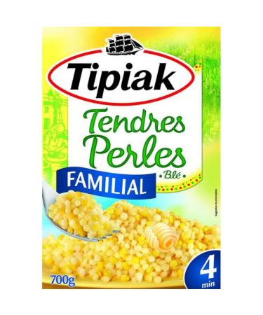 Tipiak Tender Wheat Pearls Family Size 700g (pack of 4)