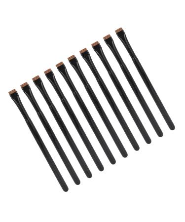 Zetiling Ultra Thin Brush Set - 10 Pack Eyebrow Makeup Tool Kit 0.06mm Flat Head Skin Friendly Safe & Versatile - Perfect Gift for Cat Eye Looks - Buy Online on GoSupps.com