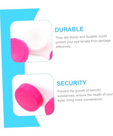 Heallily 30pcs Contact Lenses Storage Holder Travel Containers for Left & Right Eyes (Mixed Colors) | Essential Accessories for Eye Care - Buy Online on GoSupps.com