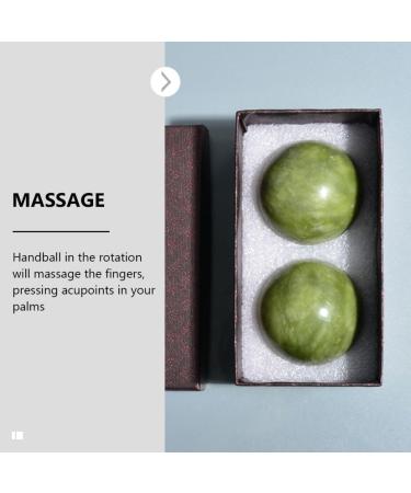 Gleavi Green Jade Massage Balls - Manual Massage Tools for Sport & Health Hand Roller Massage Balls - Buy Online on GoSupps.com